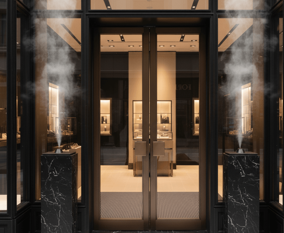 ラグジュアリー店舗に香りを広げる調香師