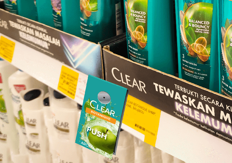 香り見本(アロマテスター)設置例